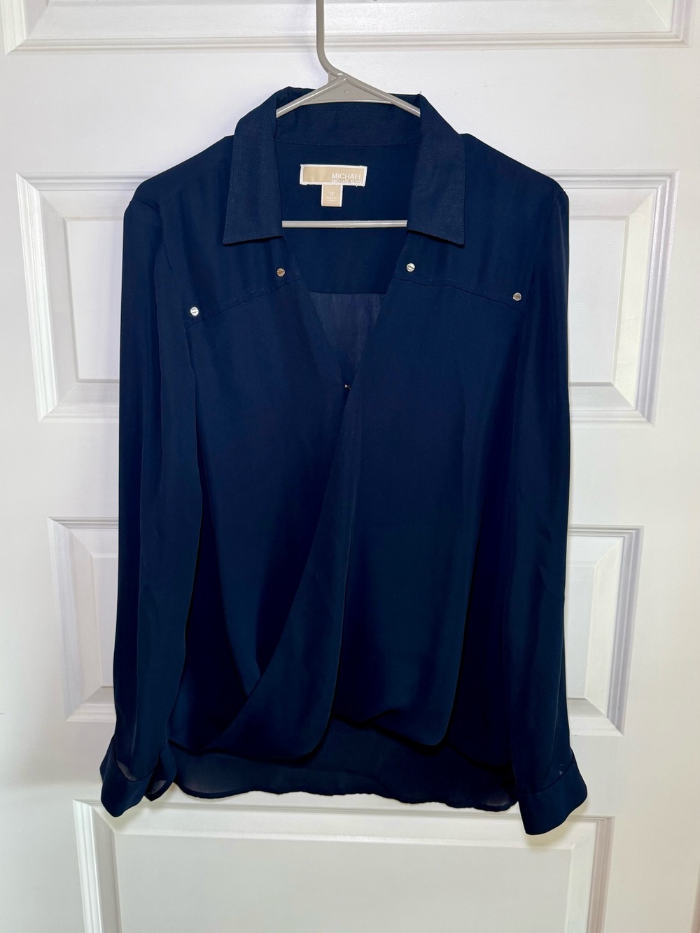 MICHAEL Michael Kors Navy Blouse